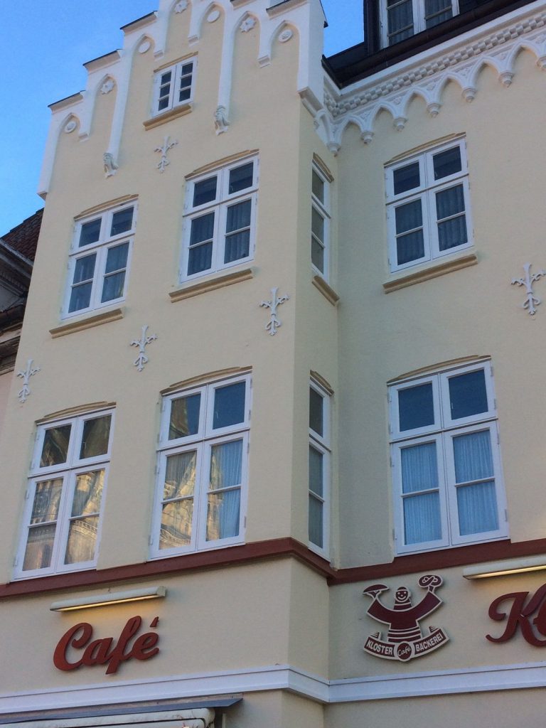 Fassade nach der Sanierung Südermarkt 3 in Flensburg